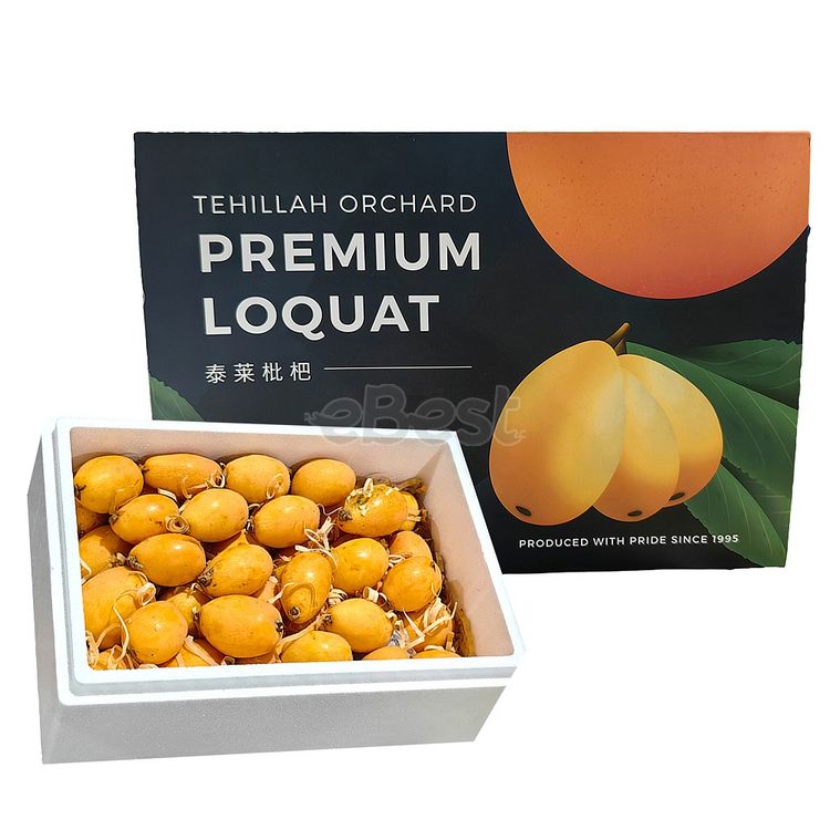 Tai Lai Loquats - The Pinnacle of Loquats, Size L (Approx. 250g)-eBest