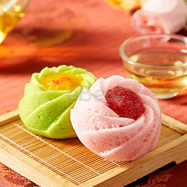 Anjoy Rose Shape Steamed Cake 256g-eBest