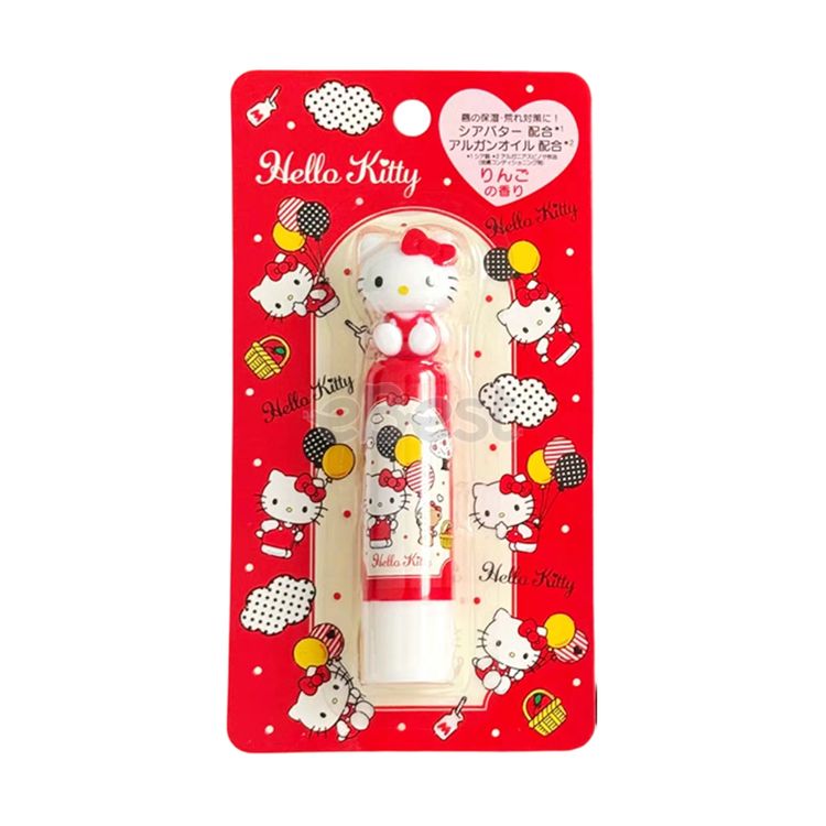 PIERAS Hello Kitty Sitting Figurine Moisturizing Lip Balm, Apple Scent, 3.5g-eBest