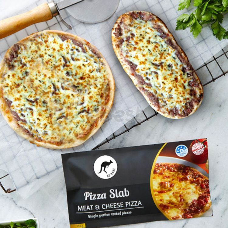 OZ BAKE Pizza Slab Meat & Cheese Pizza 160g eBest