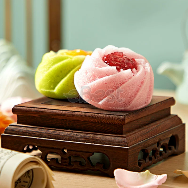 Anjoy Rose Shape Steamed Cake 256g-eBest
