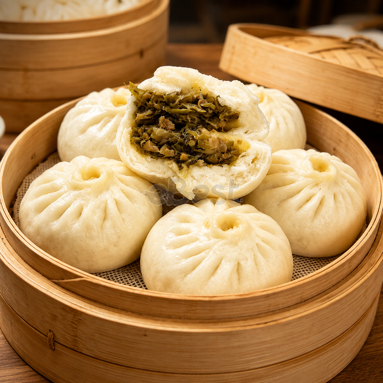 Tubaozi Sauerkraut Buns 8pcs 520g-eBest