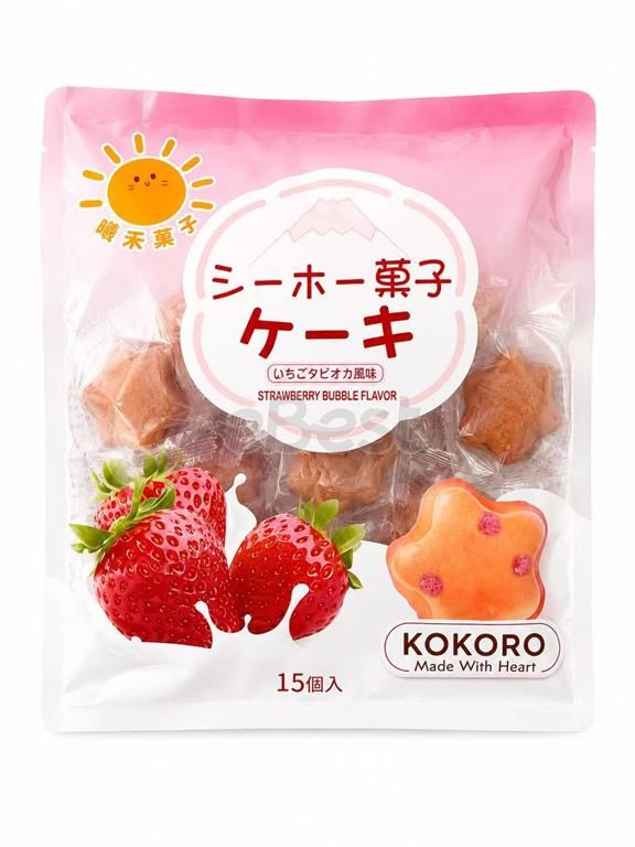 Xihe Confectionery Star Cake (Pearl Strawberry Flavor) 200g-eBest