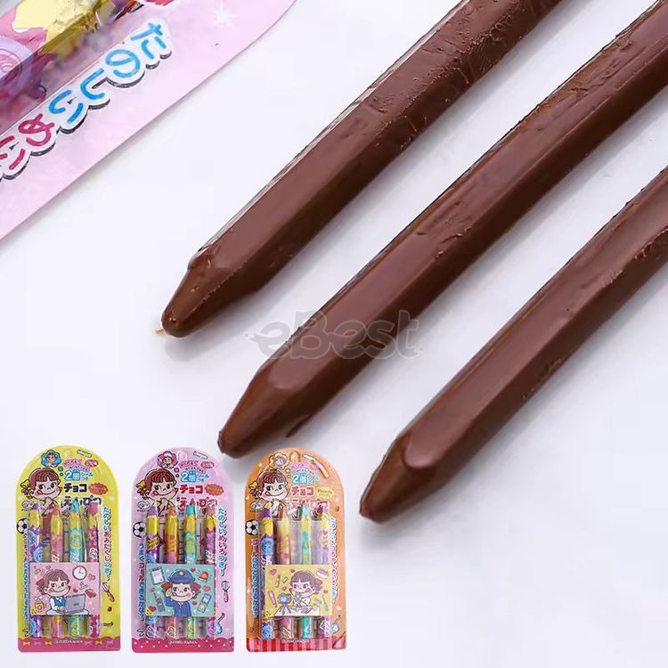 Fujiya Sanrio pencil-shaped chocolates, 27g each, 4 pieces (random design sent).-eBest