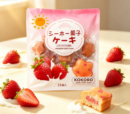 Xihe Confectionery Star Cake (Pearl Strawberry Flavor) 200g-eBest