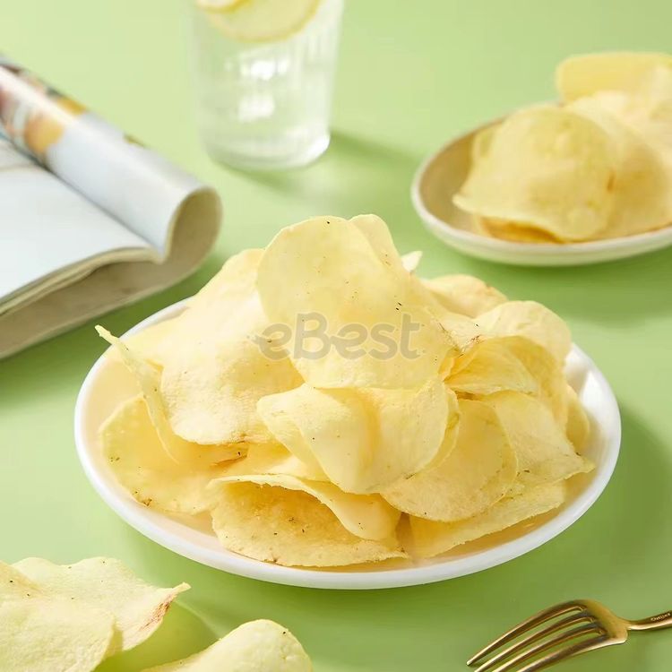 Hema Original Cut Potato Chips, Yellow Mustard, Dill, and Pickled Cucumber Flavor, 150g-eBest