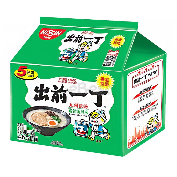 [5-pack] Japan Nissin Demae Iccho Kyushu Pork Bone Ramen 98g*5
