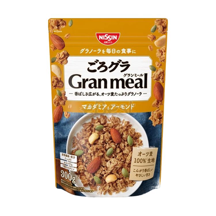 Nissin Macadamia & Almond Granola, 300g-eBest