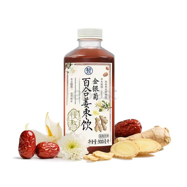 Hema Artisan Slow-Simmered Honeysuckle, Chrysanthemum, Lily Bulb, Ginger & Jujube Drink 900ml
