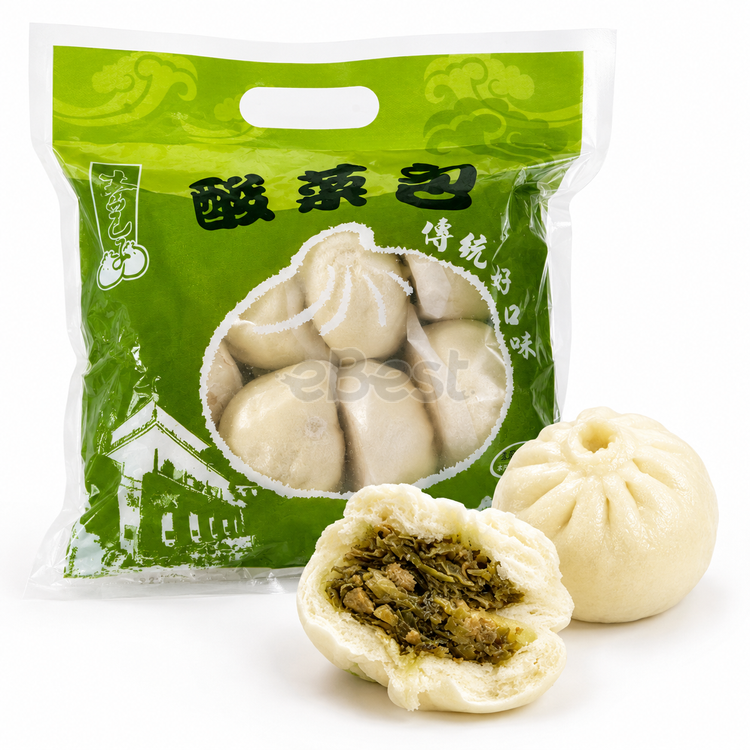 Tubaozi Sauerkraut Buns 8pcs 520g-eBest