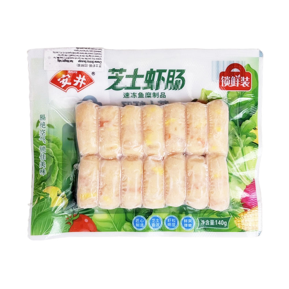 Anjoy Cheese Shrimp Sausage 140g-eBest