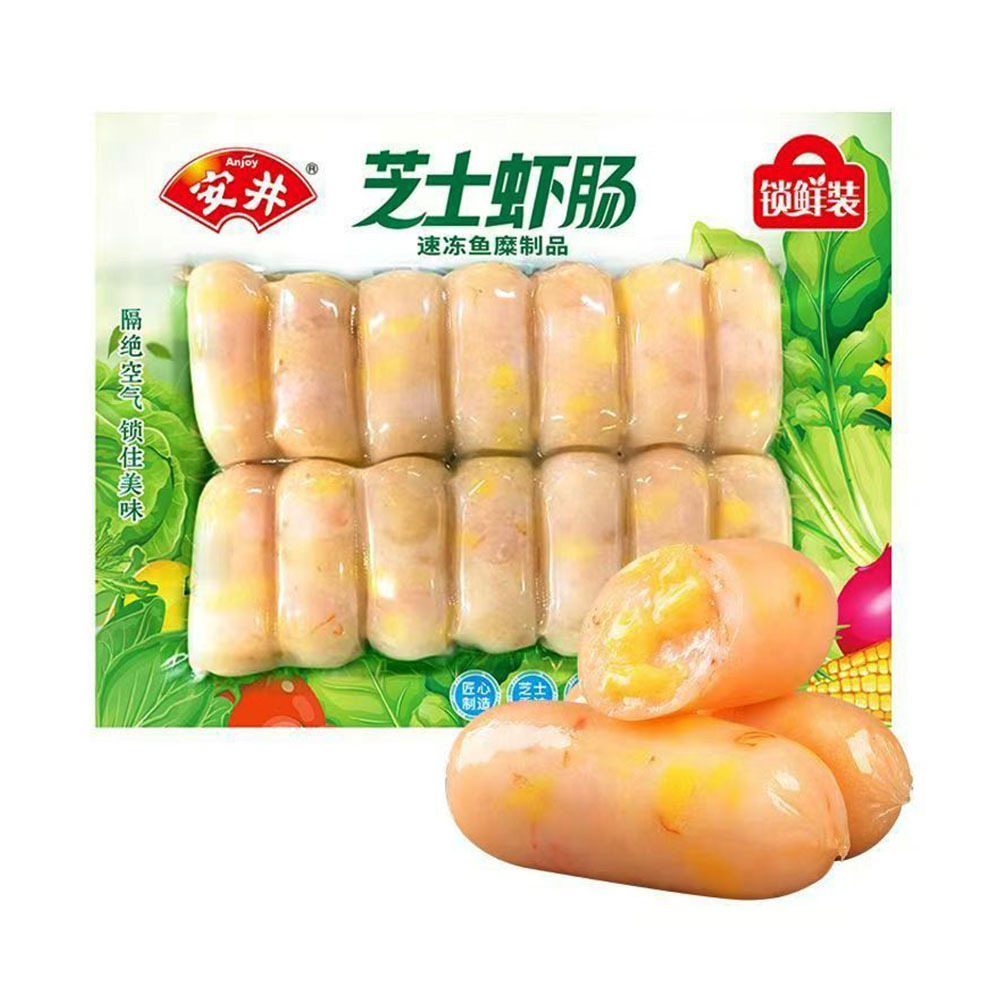 Anjoy Cheese Shrimp Sausage 140g-eBest