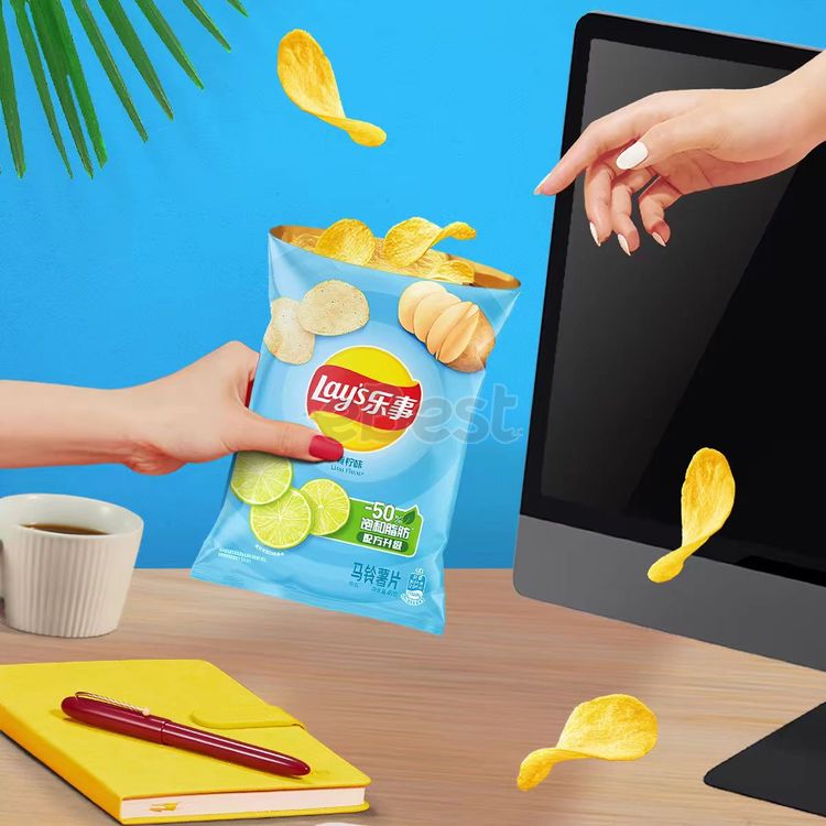 Lay's Potato Chips Lime Flavour 70g-eBest