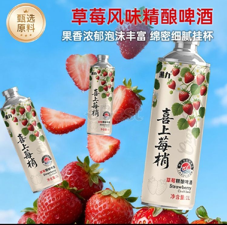 Trendy Berry-Style Chinese Craft Beer 1L (ALC 3.6%)-eBest