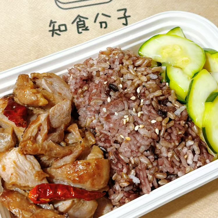 Zhishifenzi Light Meal Secret Recipe Sichuan Spicy Chicken Chop Bowl 330g