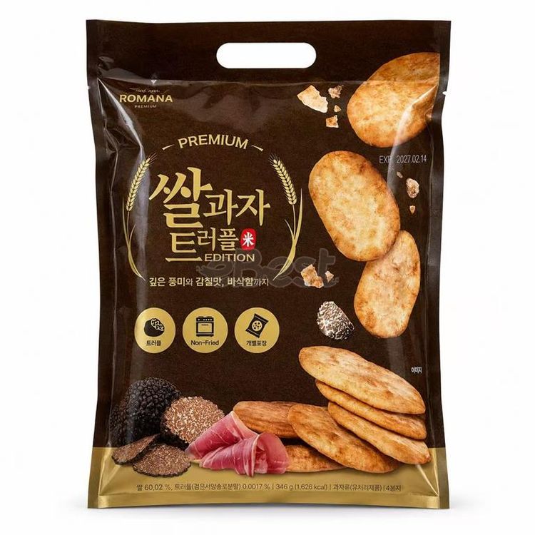 ROMANA Black Truffle and Ham Flavored Rice Cakes 346g-eBest