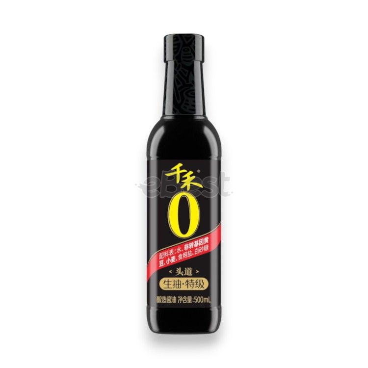 Qianhe Zero Additive Premium Soy Sauce 500ml
