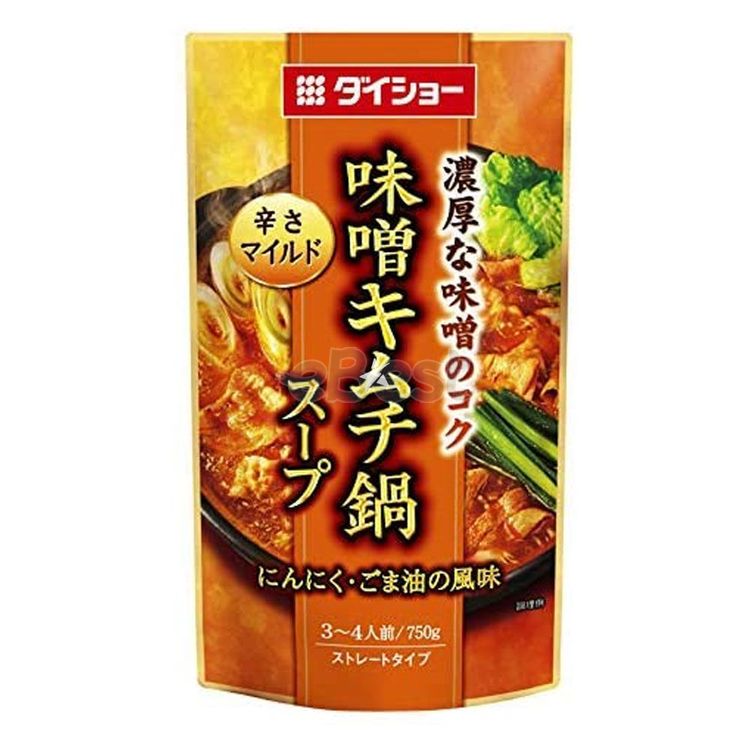 Daisho Hot Pot Soup Miso Kimchi Flavour 750g