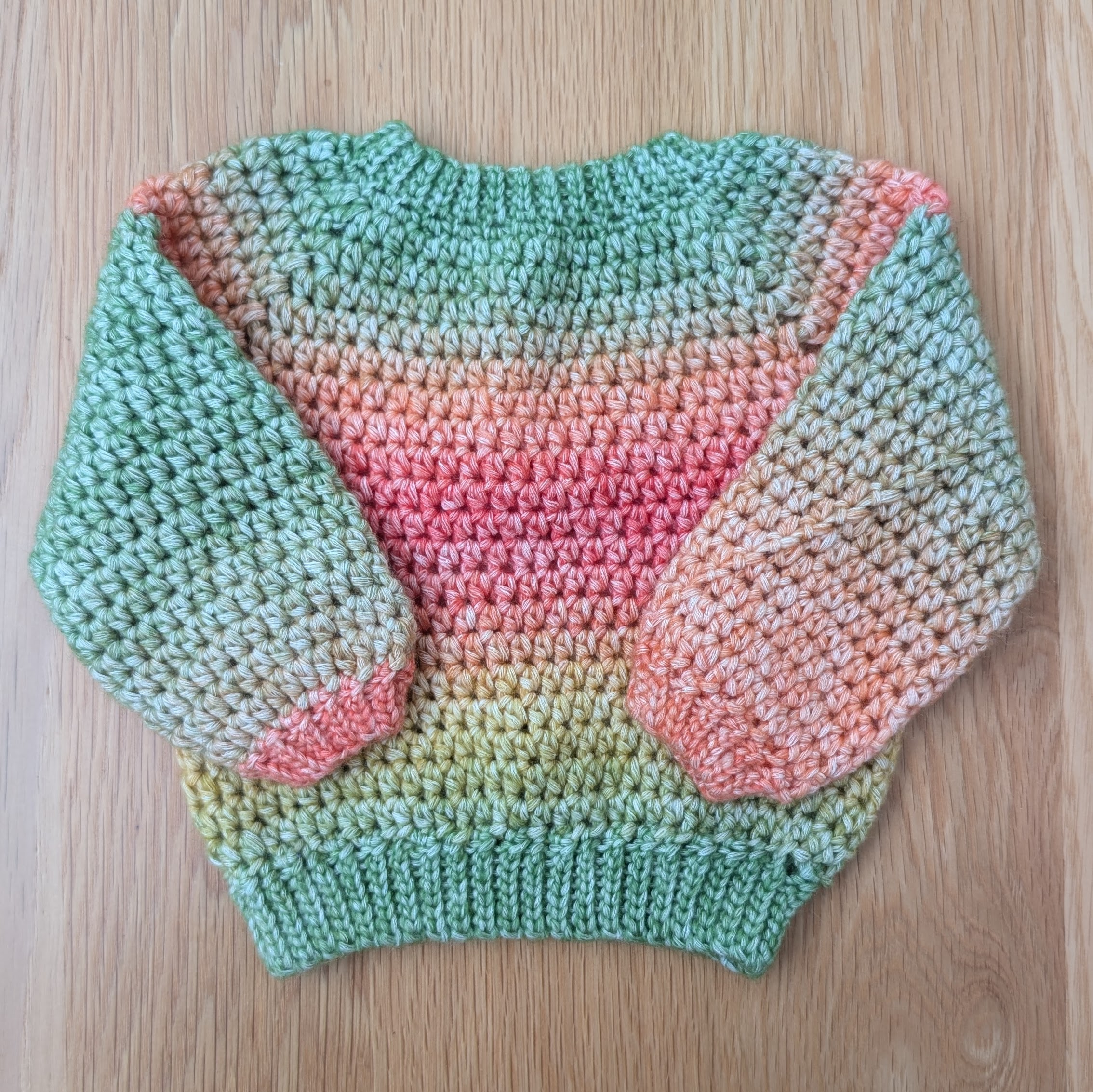 Baby Pullover in Fruit Tingle colourway