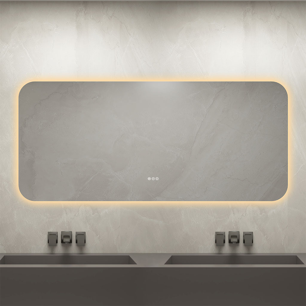 Frameless LED Mirror