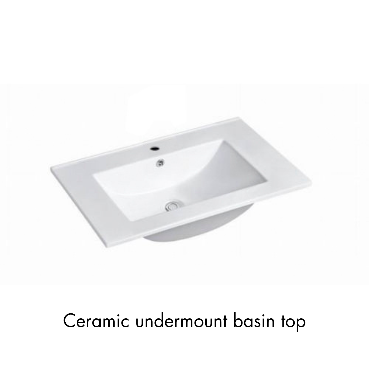 Otti Noosa White Wall Hung Vanity Cabinet Only