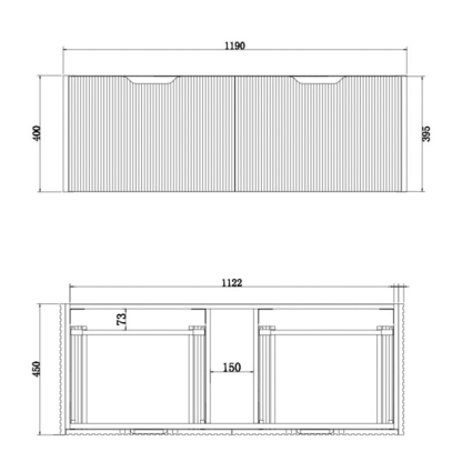 Vienna Wall Hung Vanity