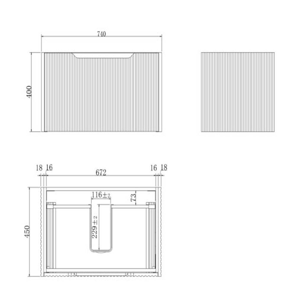 Vienna Wall Hung Vanity