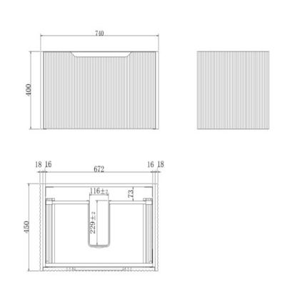 Vienna Wall Hung Vanity