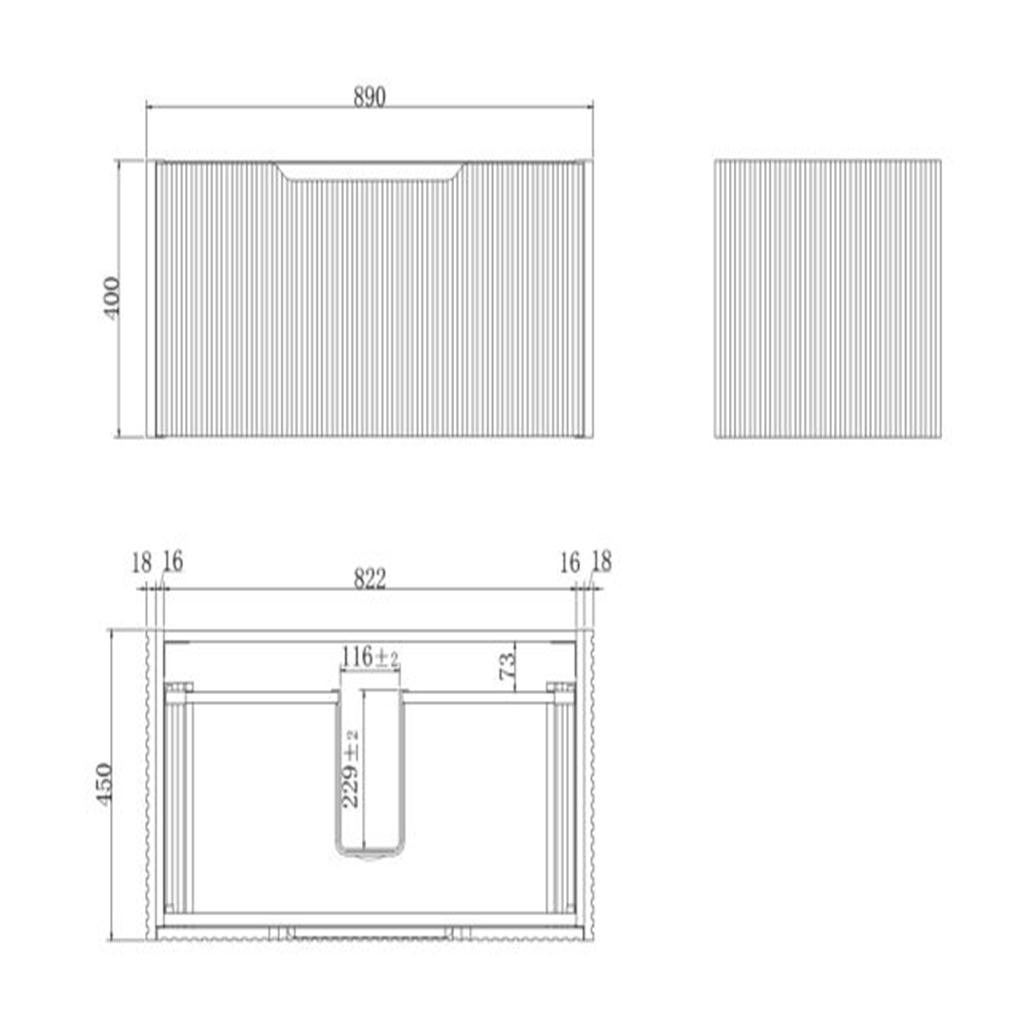 Vienna Wall Hung Vanity