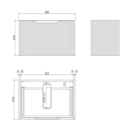 Vienna Wall Hung Vanity