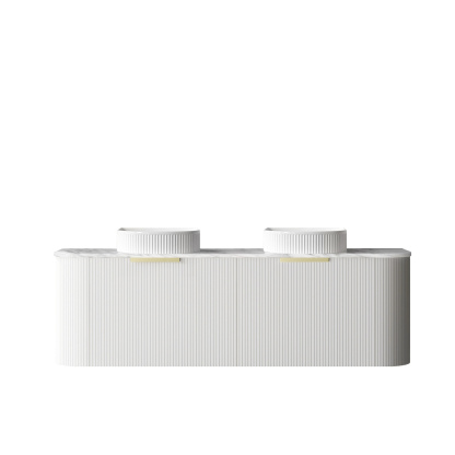 Otti BONDI White Futed Curve Vanity