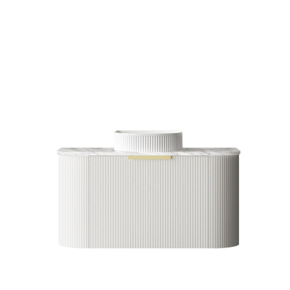 Otti BONDI White Futed Curve Vanity