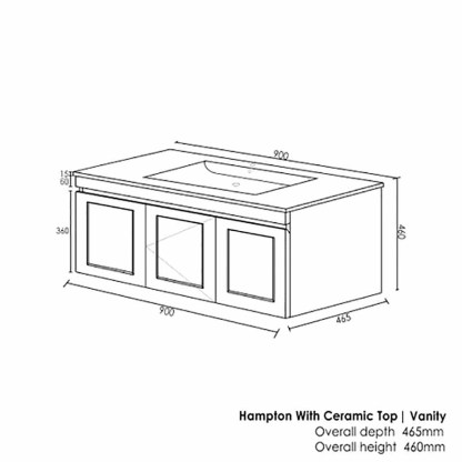 Hampton Mark II 900 White CT