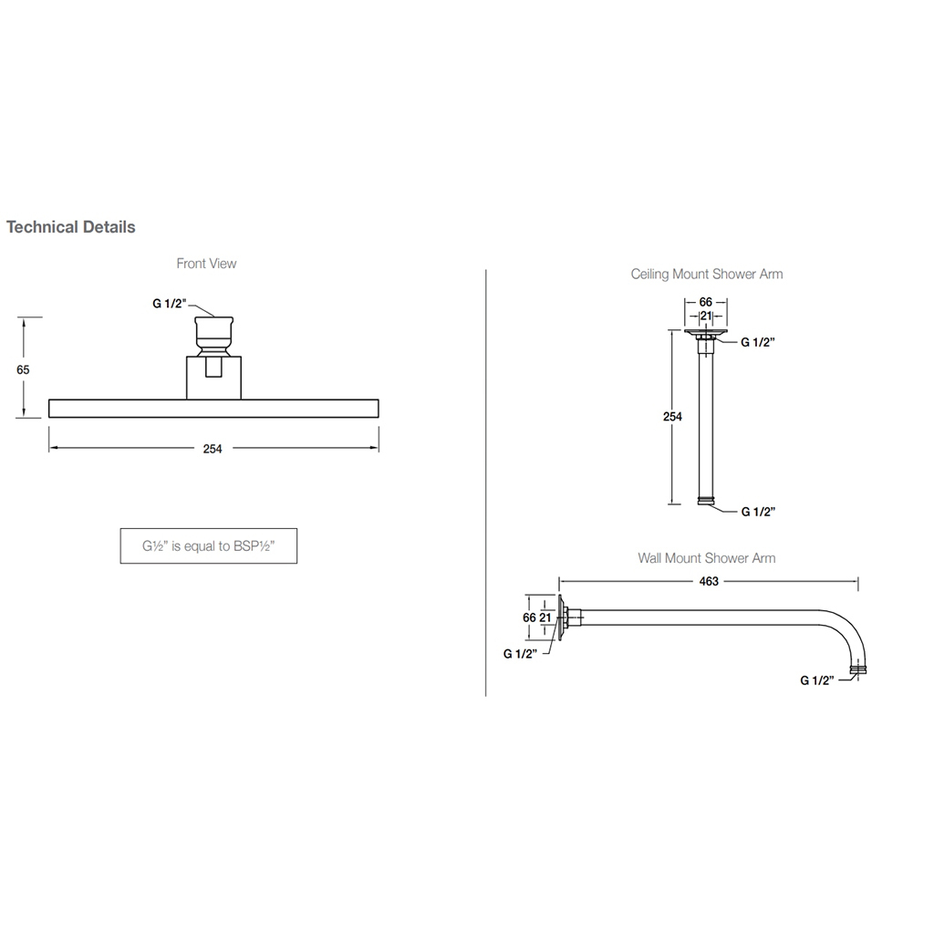 RainCan Square Shower Head