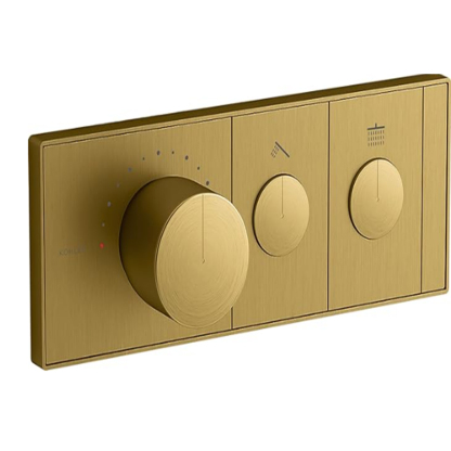 Anthem Recessed Mechanical Thermostatic Control - Two Outlet (2OT) Trim kit