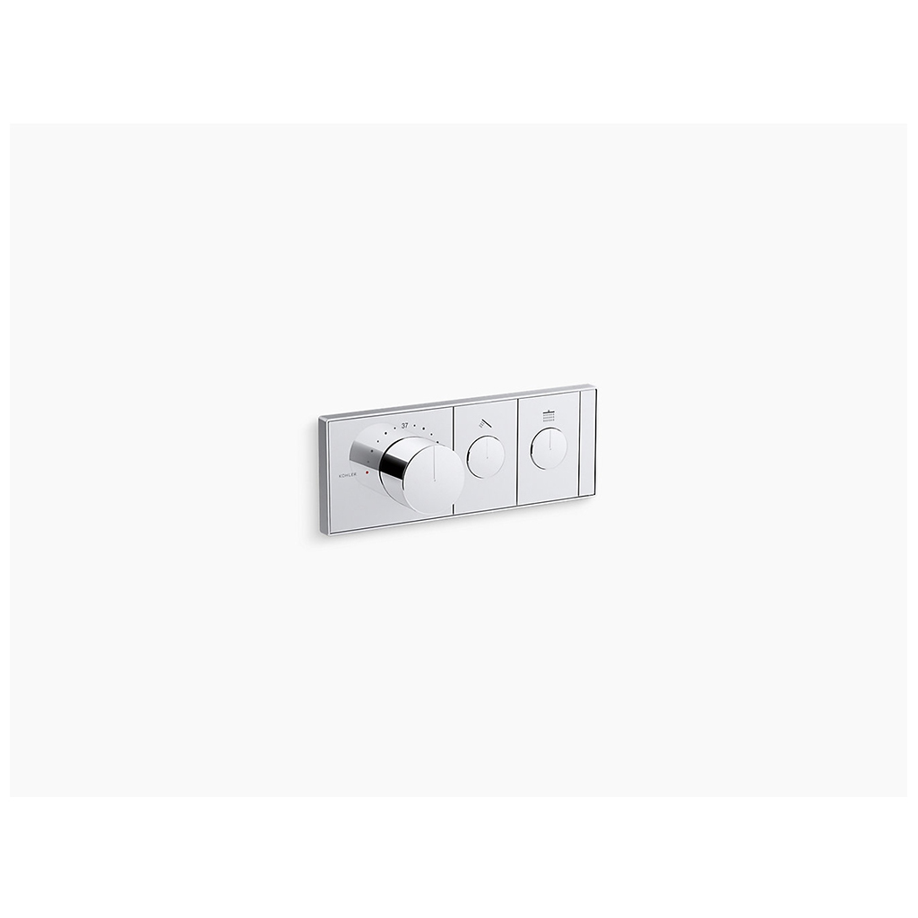 Anthem Recessed Mechanical Thermostatic Control - Two Outlet (2OT) Trim kit