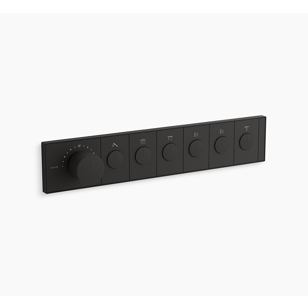 Anthem Recessed Mechanical Thermostatic Control - Six Outlet (6OT) Trim kit