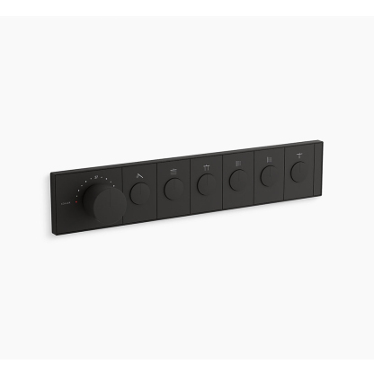 Anthem Recessed Mechanical Thermostatic Control - Six Outlet (6OT) Trim kit