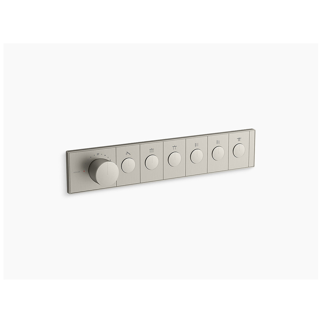 Anthem Recessed Mechanical Thermostatic Control - Six Outlet (6OT) Trim kit