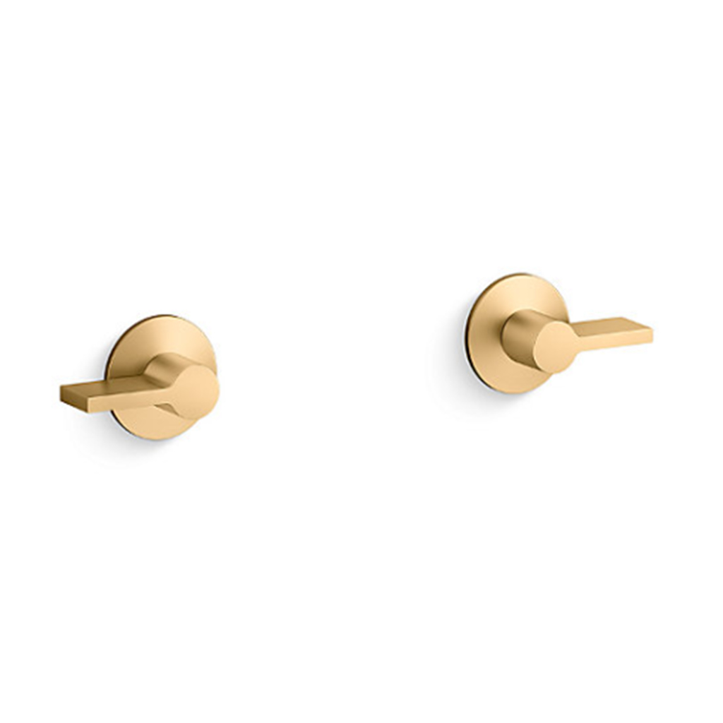 Components Wall Mount Dual Handles - Lever Trim only