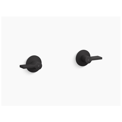 Components Wall Mount Dual Handles - Lever Trim only