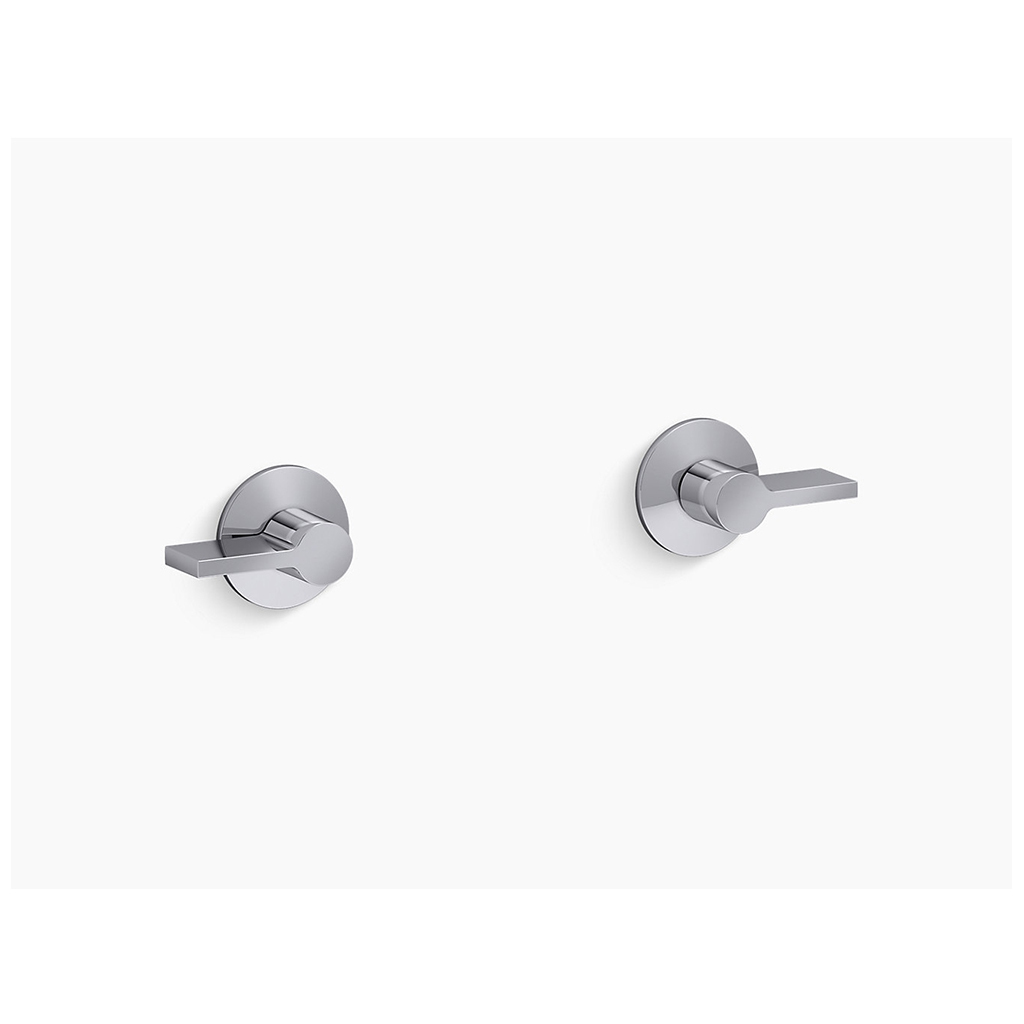 Components Wall Mount Dual Handles - Lever Trim only