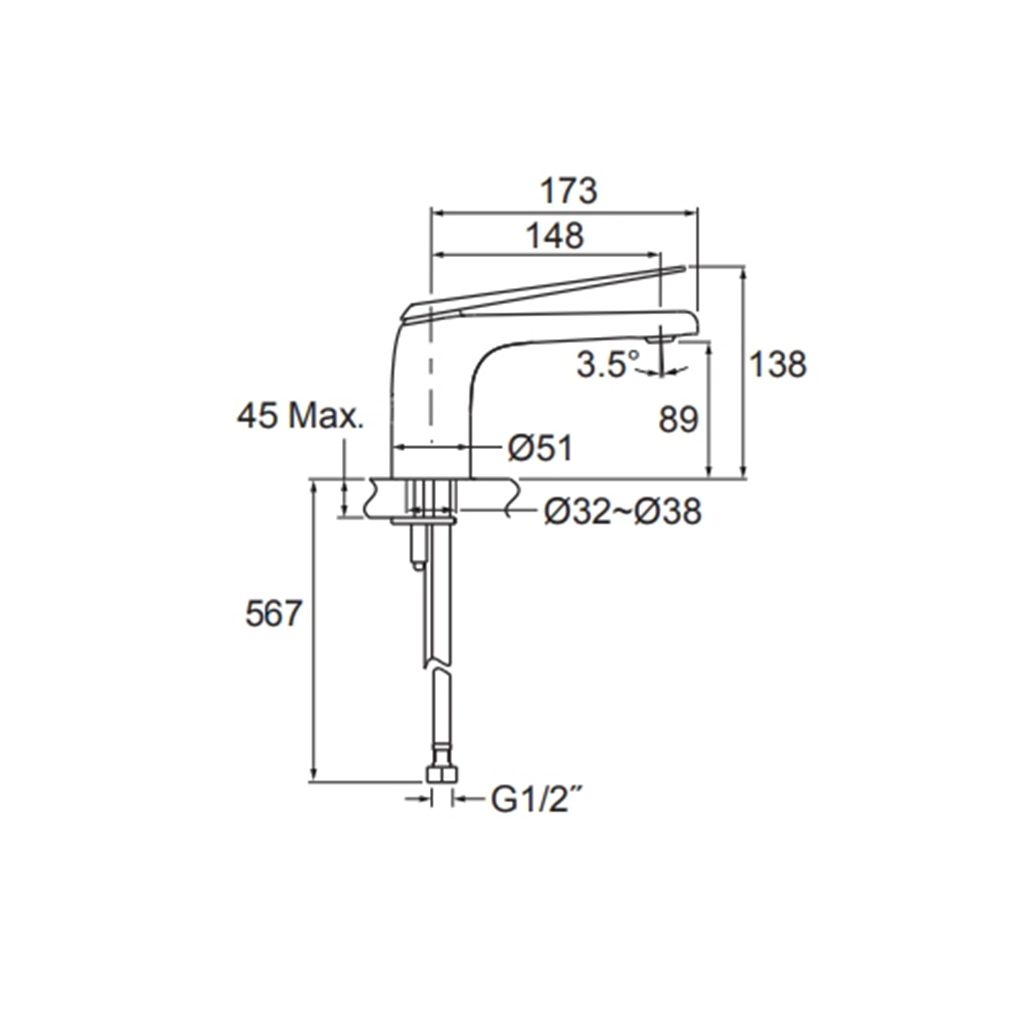 Avid Basin Mixer