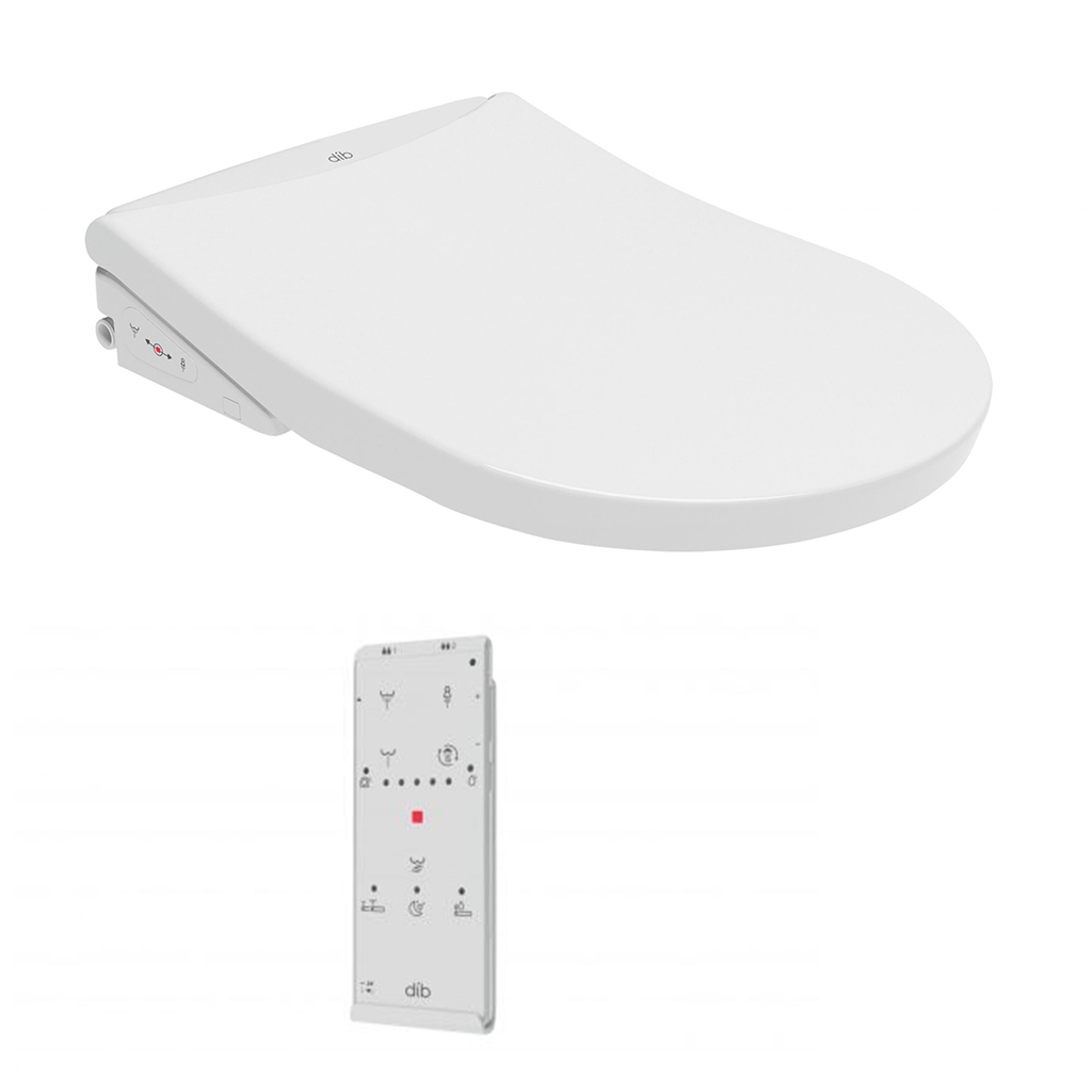 501x380x112mm Smart Electric Remote Control Toilet Seat with Instant Water Heating and Toilet Air Dryer