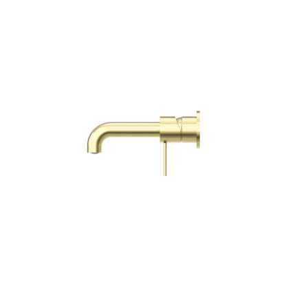 MECCA WALL BASIN/BATH MIXER SEPARATE BACK PLATE 185MM BG