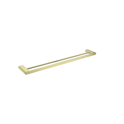 BA BIANCA DOUBLE TOWEL RAIL 800MM BRUSHED GOLD
