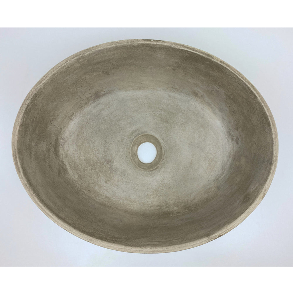 Calista Handmade Semi Inset Concrete Basin