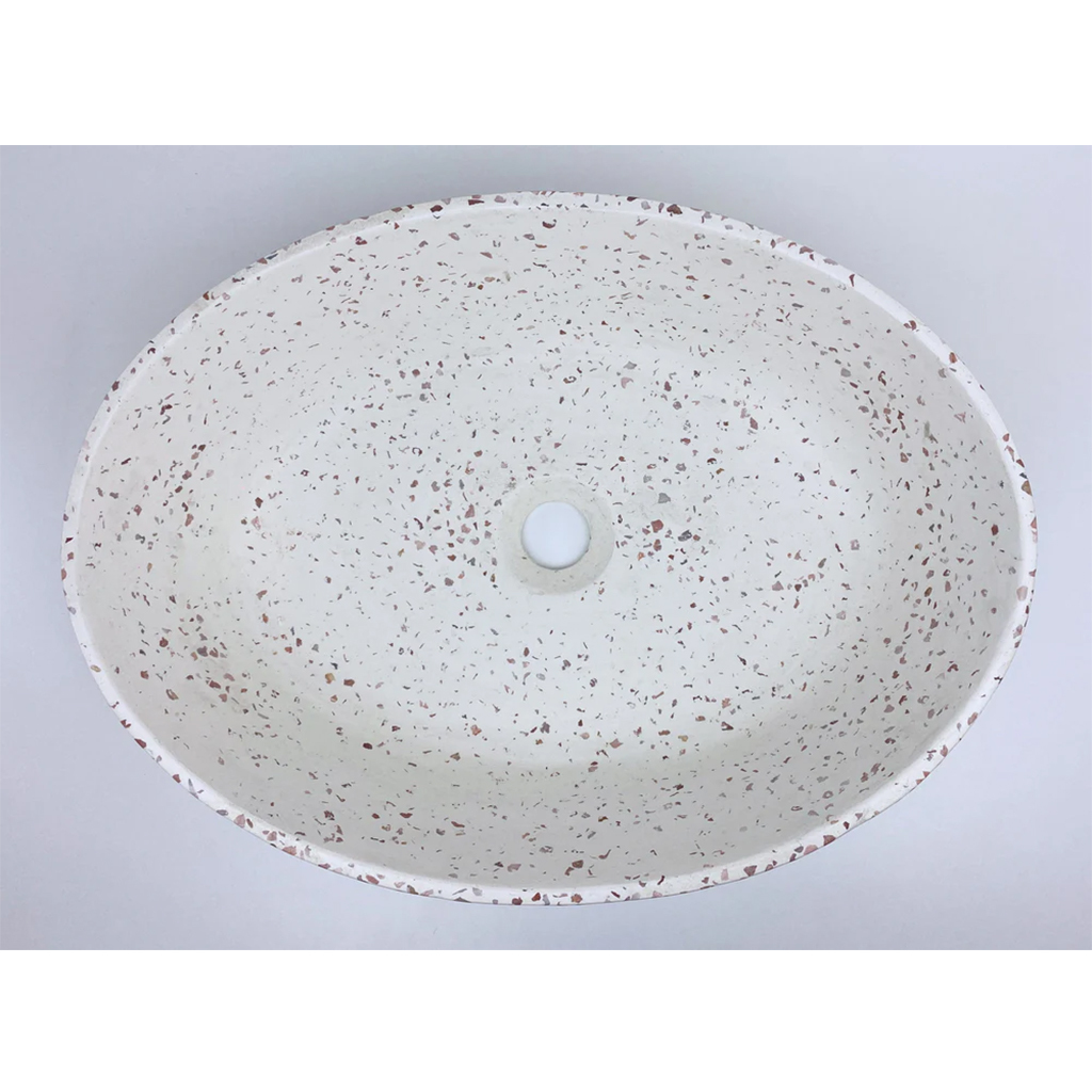 Calista Handmade Semi Inset Concrete Basin