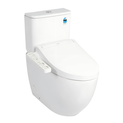 TOTO C2 WASHLET W/ SIDE CONTROL AND BTW TOILET SUITE PACKAGE ELONGATED GLOSS WHITE