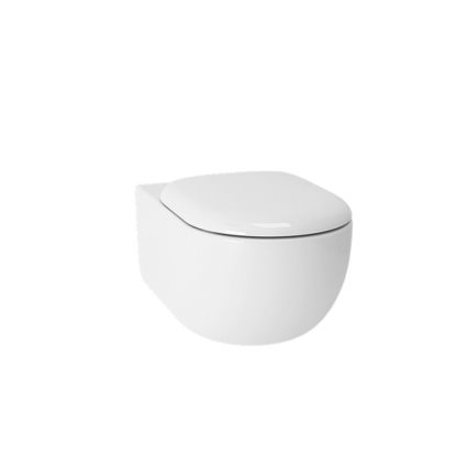 TOTO HAYON WALL HUNG TOILET (D-SHAPE) GLOSS WHITE
